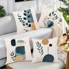 Simple Geometric Pattern Home Decor Pillowcase Bedroom Living Room Sofa Decoration Polyester Cushion Cover With Zipper