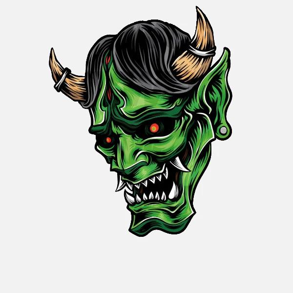 Упаковка автомобиля самурая, Призрак, Японские автомобили, аниме, наклейки на автомобиль, украшения для автомобиля