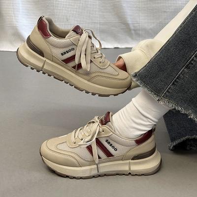 Женские кроссовки Легкая повседневная обувь Женские дышащие уличные беговые кроссовки Сетка Классические Трендовые Летние Весенние 2025 Новинка