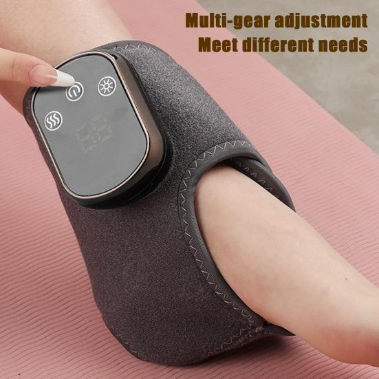 Electric Heated Wrist Massager with 3 Modes & 5 Heat Settings USB Rechargeable Hand Therapy Wrap Portable Soothing Wrist Massage Tool