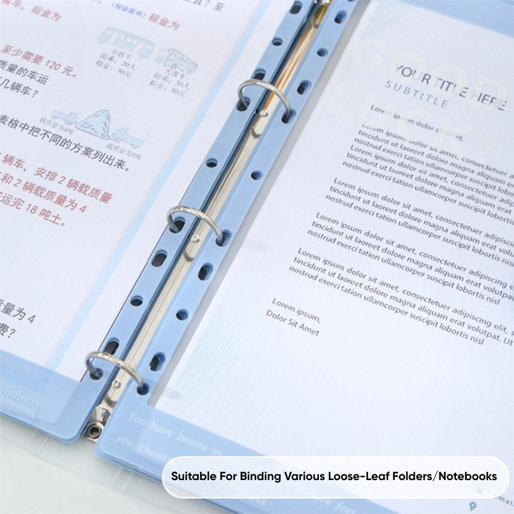 Transparent Data Book 11-Hole Exam Paper Storage Bag New File Bag Students