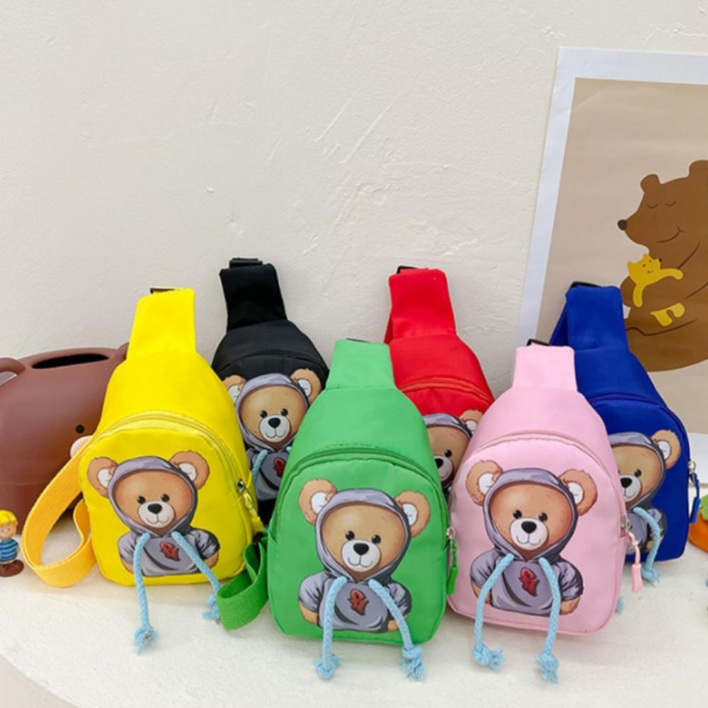 Teddy Bear Mini Bag Sling Bag Elementary School Bag Cell Phone Storage Cross Bag