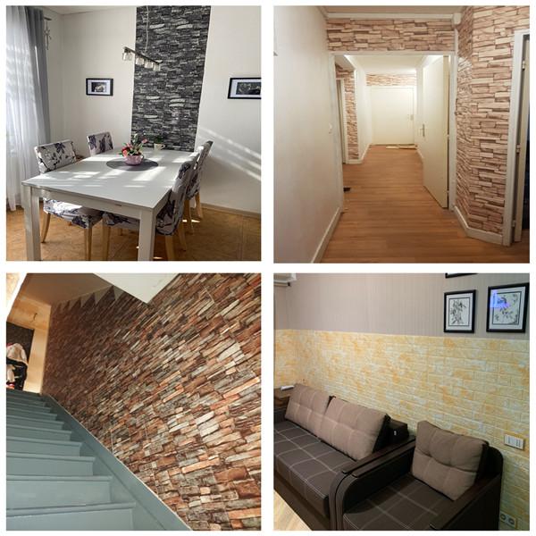 10 шт./20 шт. 3D наклейки на кирпичную стену, самоклеящиеся обои, декор, пена, водонепроницаемое настенное покрытие, обои для гостиной, сделай сам, фон