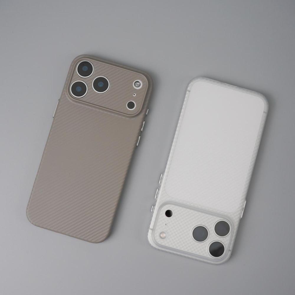 Прозрачный чехол с узором из углеродного волокна для iPhone 17 16 E 15 14 13 12 Pro Max Plus, Ультратонкий, Охлаждающий, Матовый, Тонкий, Ударопрочный чехол