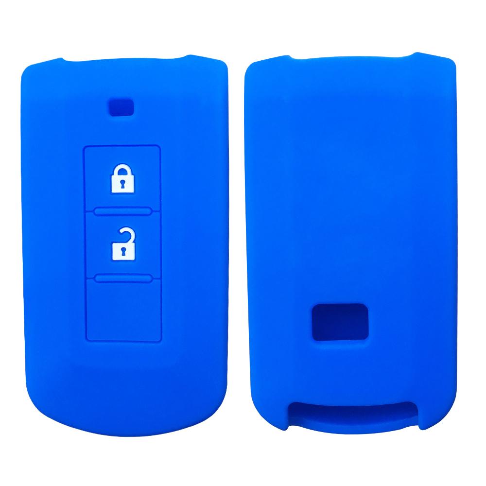 Remote Key Cover Case for Mitsubishi L200 Xpander ASX Outlander Mirage Eclipse Cross Pajero Sport Lancer Silicone Car Key Holder