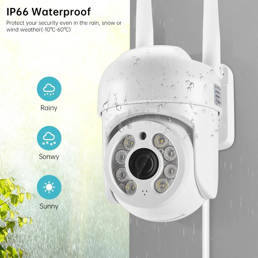 5MP PTZ Wifi камера наружное домашнее видеонаблюдение беспроводные IP камеры HD цветное ночное видение безопасность-защита ICse