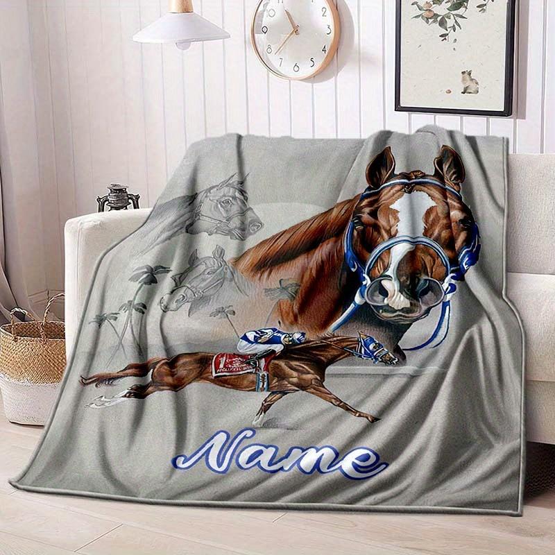 Race Customize Your Name Blanket Warm Comfortable And Soft Blankets Are Suitable For Home Lunch Break Blanket Office Sofa Sofa Gift To Relatives And