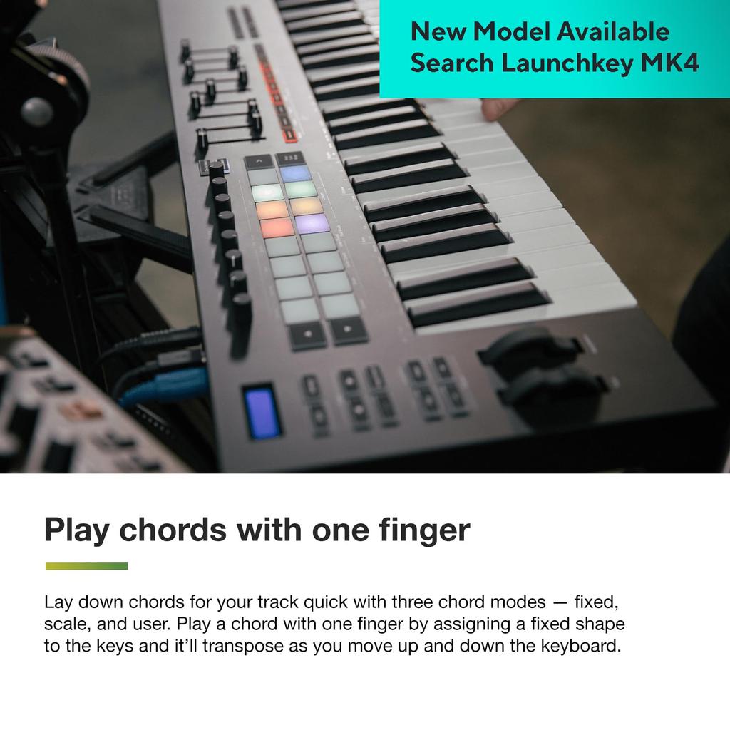 Novation novation Launchkey49 MK3 MIDI клавиатура контроллер /