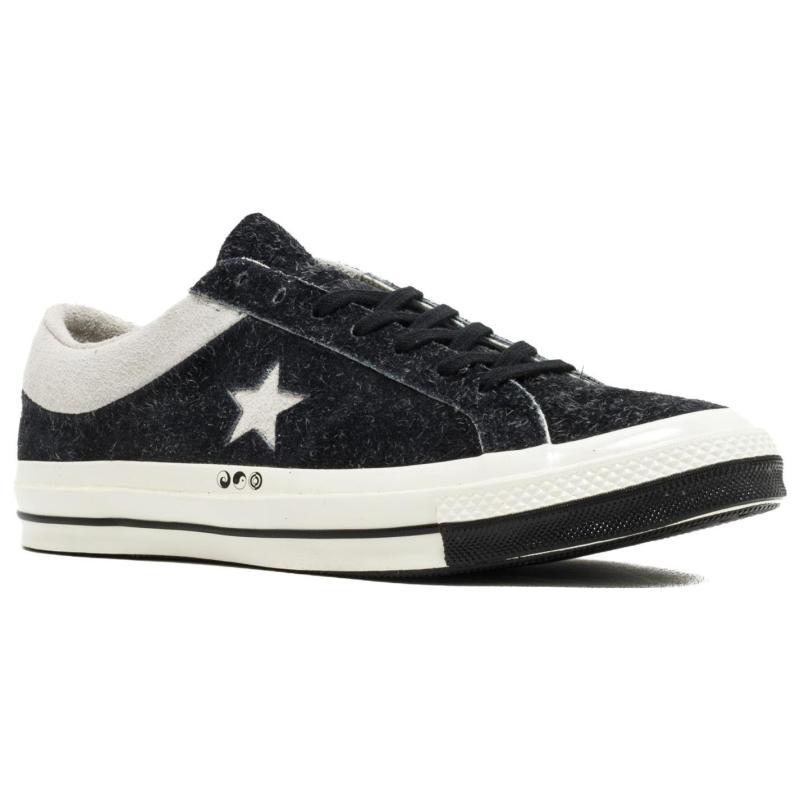 Коллаборация CLOT x Converse One Star Нескользящие Легкие Низкие Кеды Унисекс Одинаковые Черные