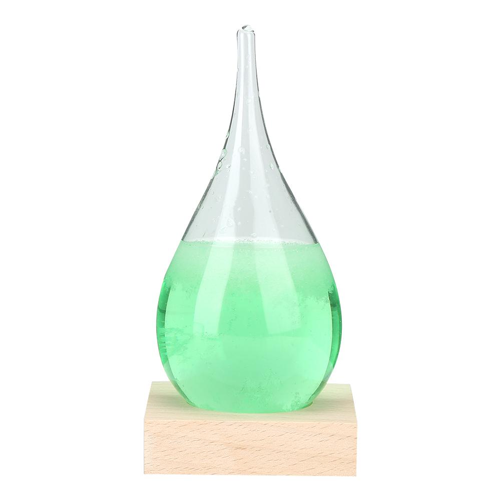 Innovative Drop Shape Weather Forecast Glass Weather Predicting Bottle Home Decoration