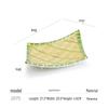 Креативная меламиновая плетеная тарелка в бамбуковом стиле для подачи хот-пота, барбекю и десертов