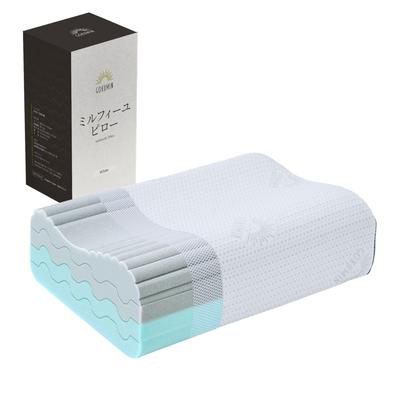 GOKUMIN Memory Foam Регулируемая Регулируемая 4-слойная японская супер белая подушка mirufi без шеи, высота, упругость, мягкая, жесткая, низкая, высокая, структура,