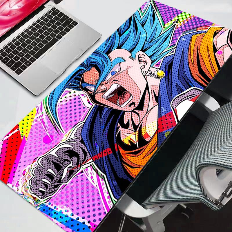 Big Mouse pad Dragon Ball DBZ professional eSports game players Speed Lock Edge Rubber Desk New Mousepad Keyboard Mat