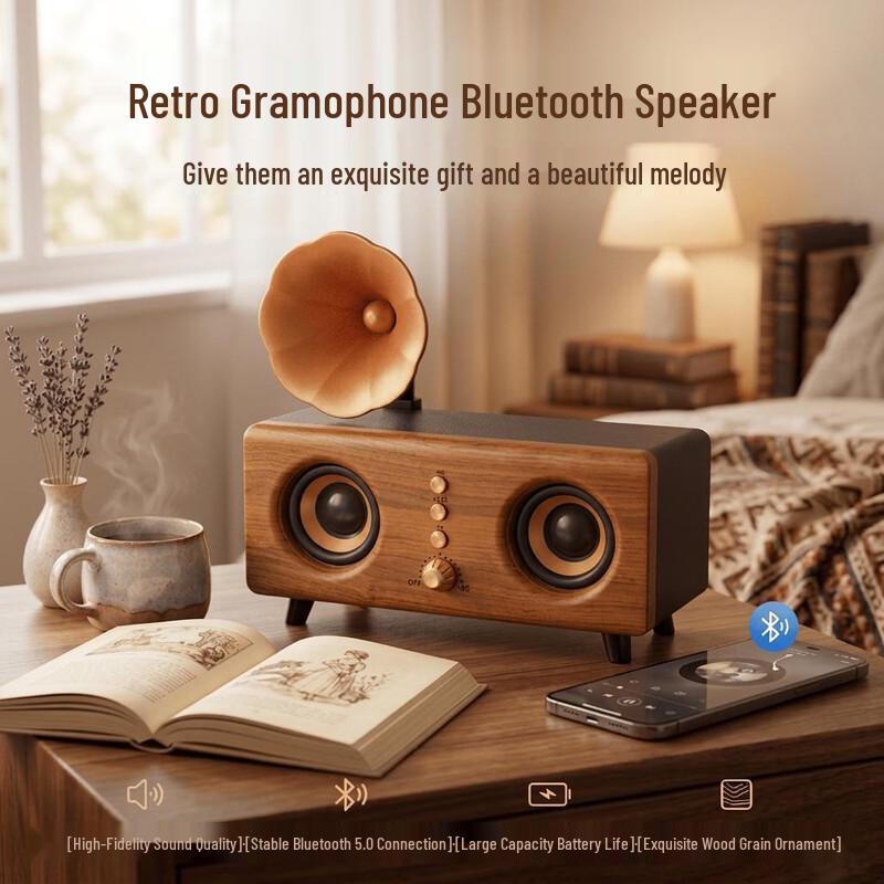 Ретро Bluetooth-динамик Aishome B161 (Китайская версия)