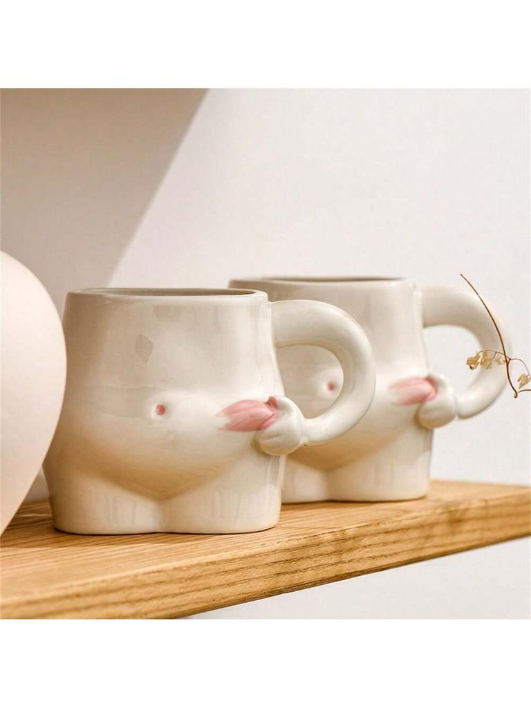 Cute Pinch Belly Cup Ceramic Milk Coffee Cup Creative Birthday Funny Water Cup Unique Design Sense Mark Cup