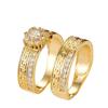 Vintage Chinese-style ring with a repeating pattern National Style Diamond Crown Women's Ring