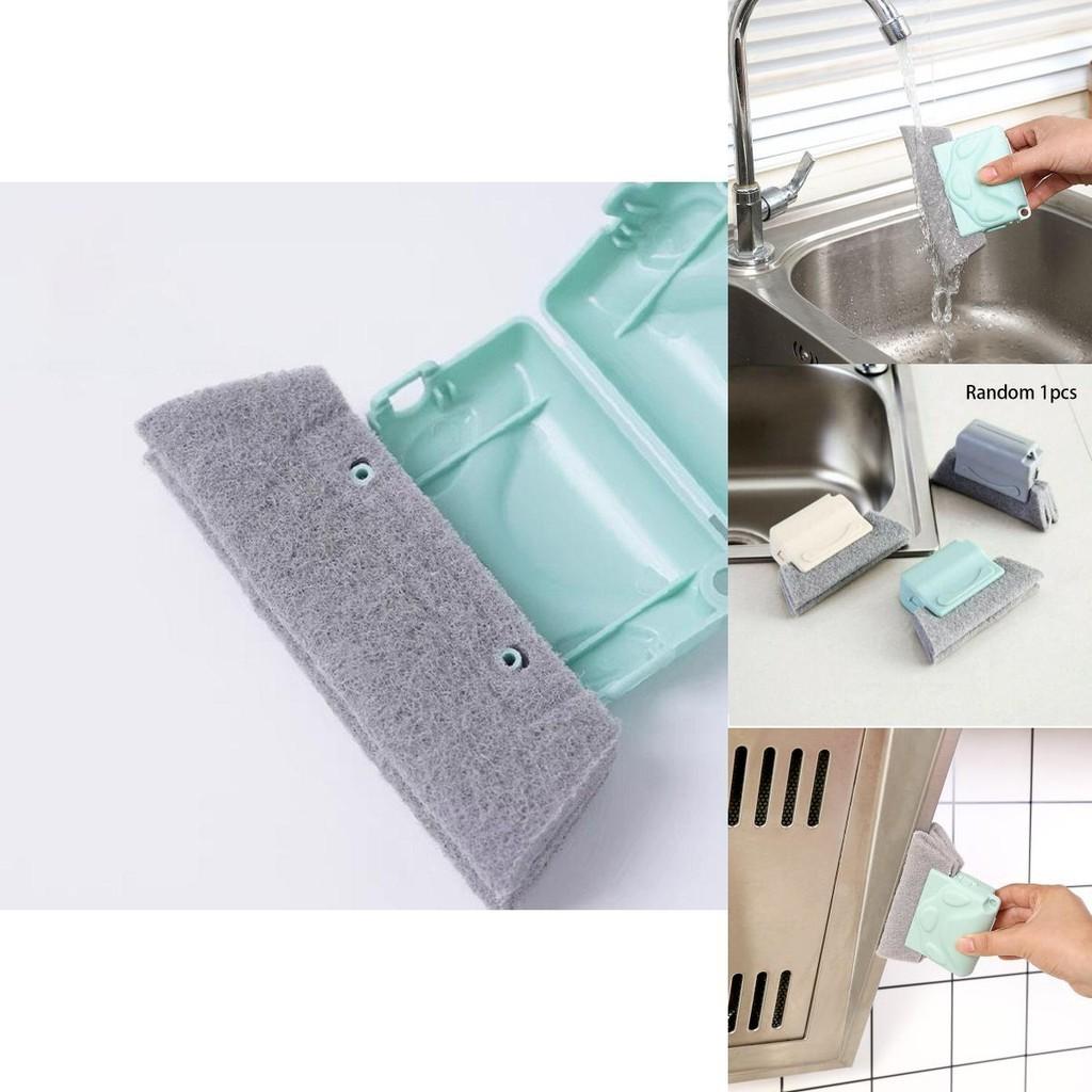 Eco-friendly Window Door Track Cleaning Brush With Durable Scouring Pad For Efficient Dust Removal