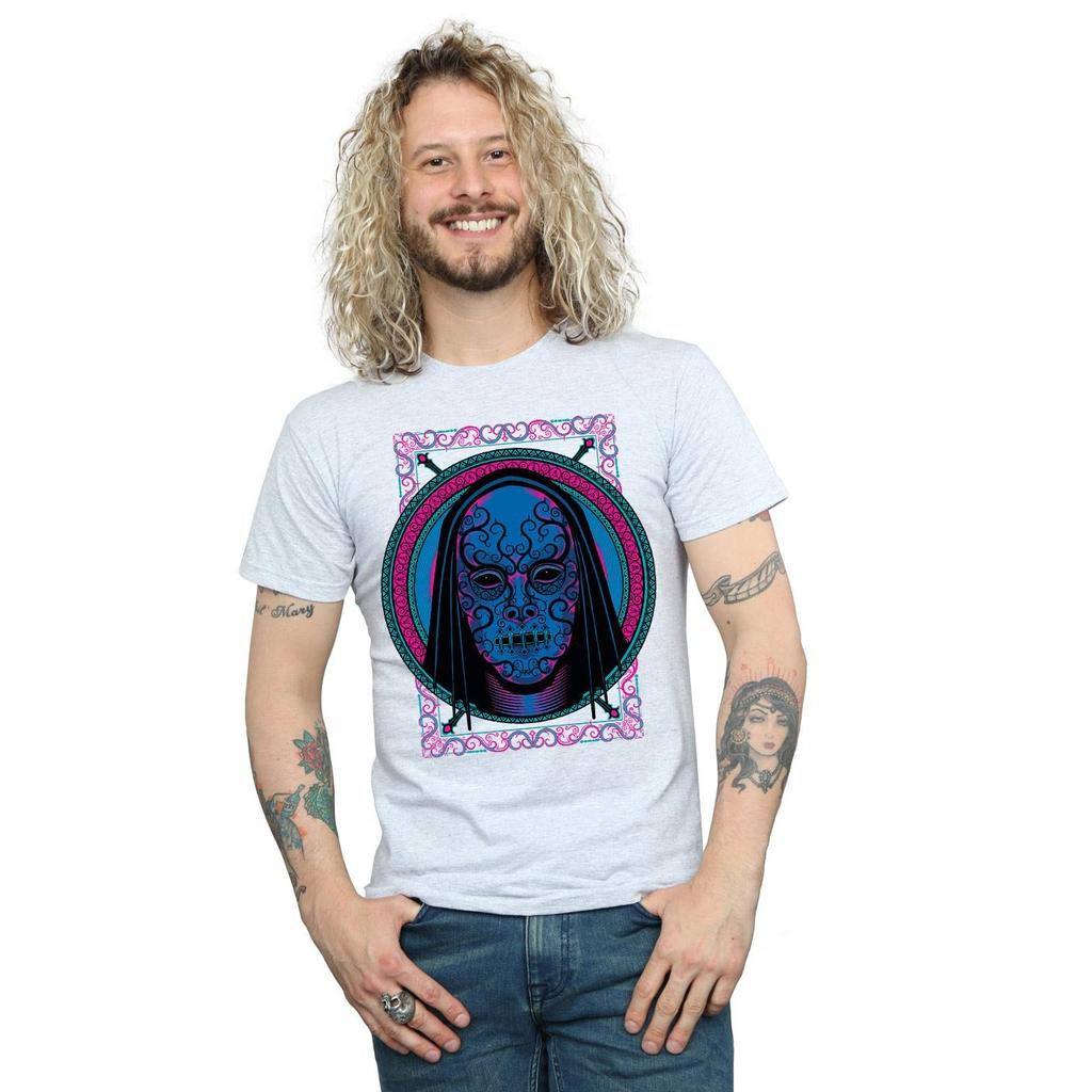 Harry Potter Mens Neon Death Eater Mask T-Shirt