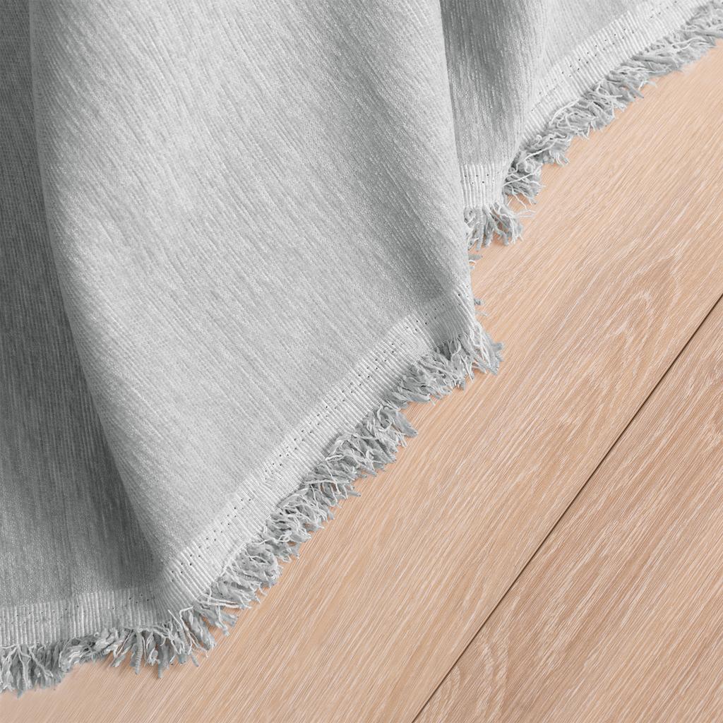 Filumi Talo Throw with Fringes Light Gray 170X210