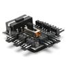 Fan Hub 3‑Pin Power Supply Integrated Adapter Cable 1 to 8 Splitter for Computer CoolingIDE Power Supply