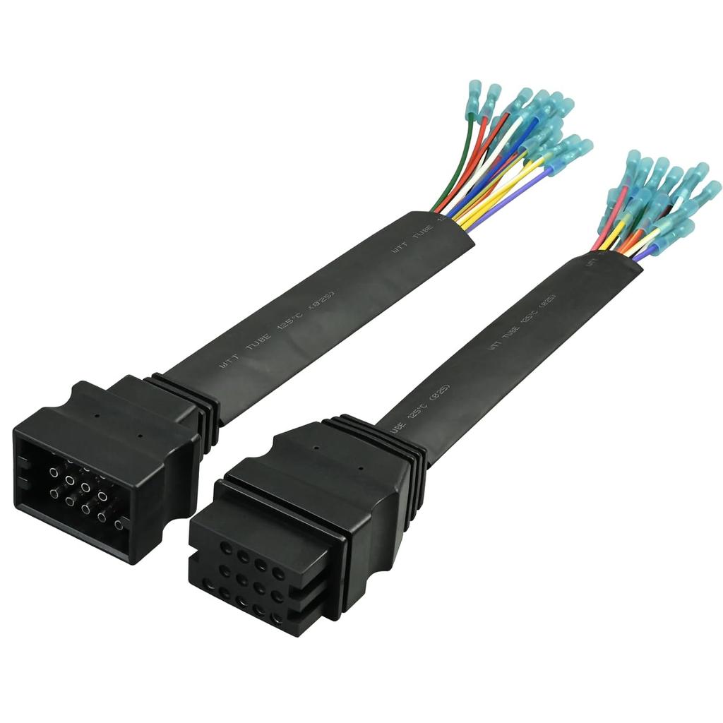 Snow Plow Wiring Harness Repair Kit MSC04753 MSC04754 for Boss Snowplow Blade,13 Pin Harness Connector