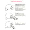 Тактическое шлемное крепление-рамка NVG кожух Алюминиевый адаптер 3 отверстия Скелетное крепление ARC рельса Для шлема FAST MICH Аксессуар