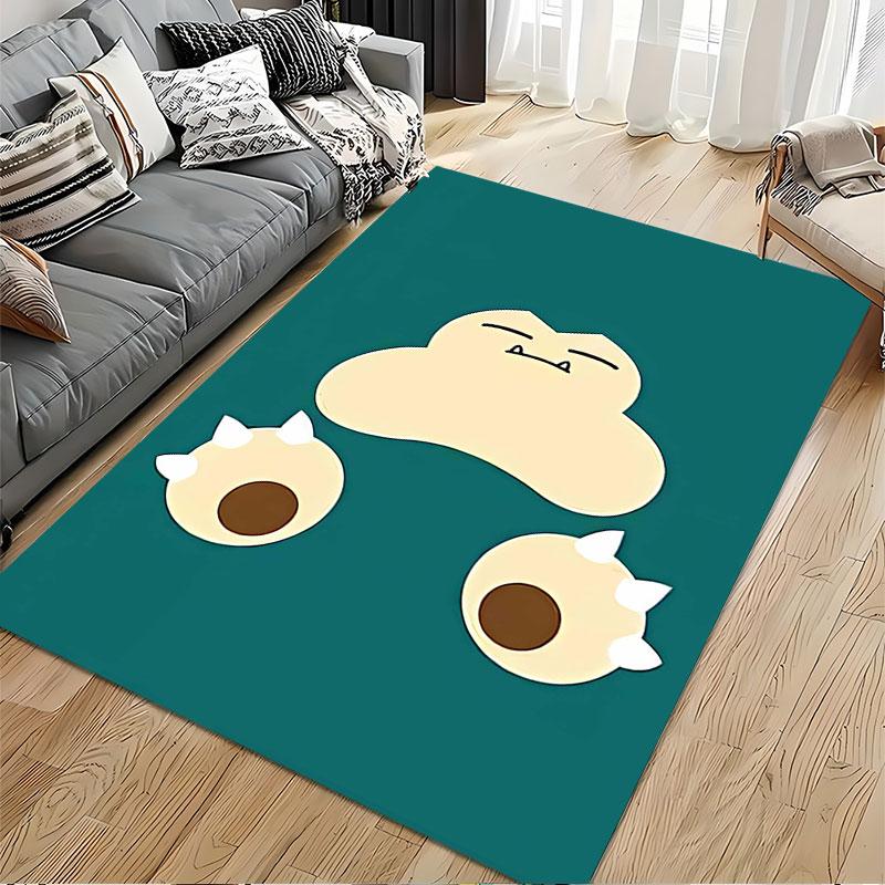 Cute Monster Face Carpet Design suitable as a non-slip mat for the living room or bedroom sofa