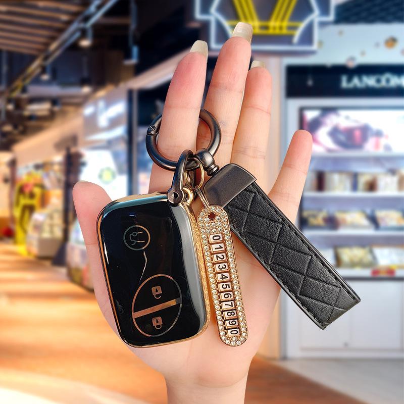 BYD I3 Key Case for S6, G3R, L3, S7, F0, E6, M6, Tang - Unisex Car Shell Bag Buckle for Older Models