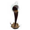 Statues & Figurines Nordic Decoration Home Sculpture Room Decor Desk Accessories 15cm Floating Magic Splash Spilling Coffee Cup