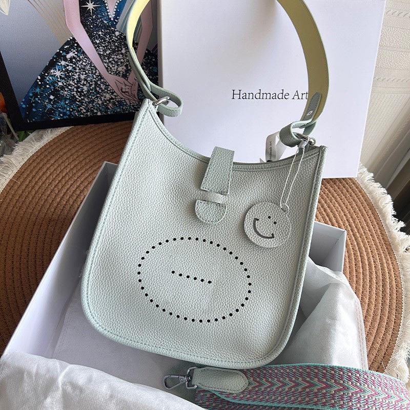 Сумка-тоут Evelyn из натуральной кожи через плечо - Женская сумка из коровьей кожи с широким плечевым ремнем