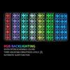 Мини-аккумуляторный тип Type-C Двухрежимный (Bluetooth + Проводной) RGB Подсветка Клавиатура Карманная Портативная 49 Клавиш для Планшетов Смартфонов