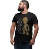Guardians Of The Galaxy 2 Unisex Adult I Am Groot Scribble T-Shirt