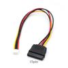 PH2.0 Small 4PIN to SATA 15PIN Power Supply Cable Splitter for ITX Mainboard Computer Case PC Fan Cable HDD Extend Convert Wire