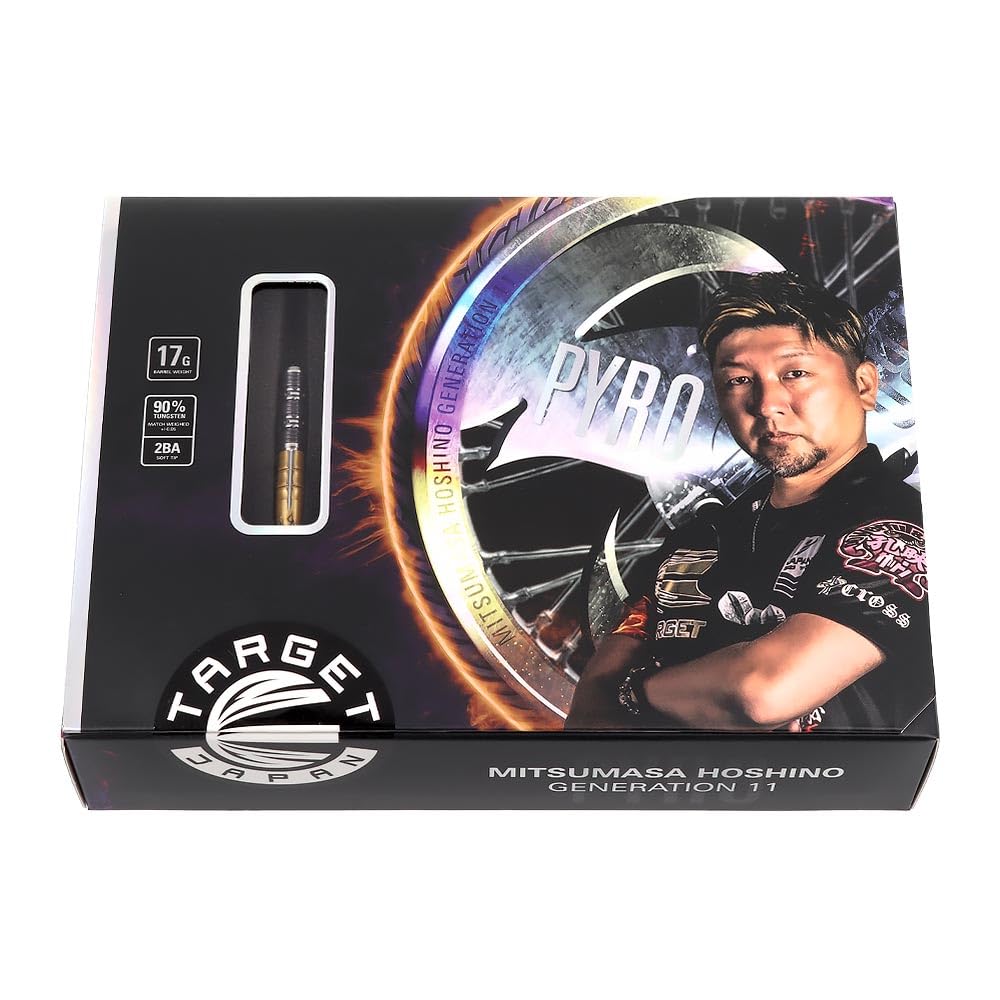 Target JAPAN PYRO G11 Pyro Generation 11 2BA <210472> Mitsumasa Hoshino Model Darts Barrel Dart Set