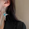 Стильные серьги-звезды с неправильным лунным камнем для женщин