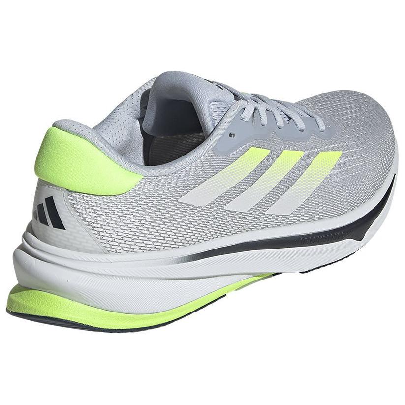 Adidas Supernova Rise Round Toe Comfortable Shock Absorbing Durable Low Top Casual Running Shoes Men Sneaker White Gray ID3588