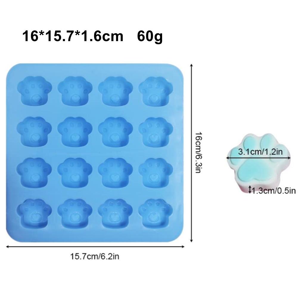 Силиконовые формы для шоколада в виде лапы, косточки, антипригарные формы для конфет и желе, инструмент для самостоятельного изготовления мыла