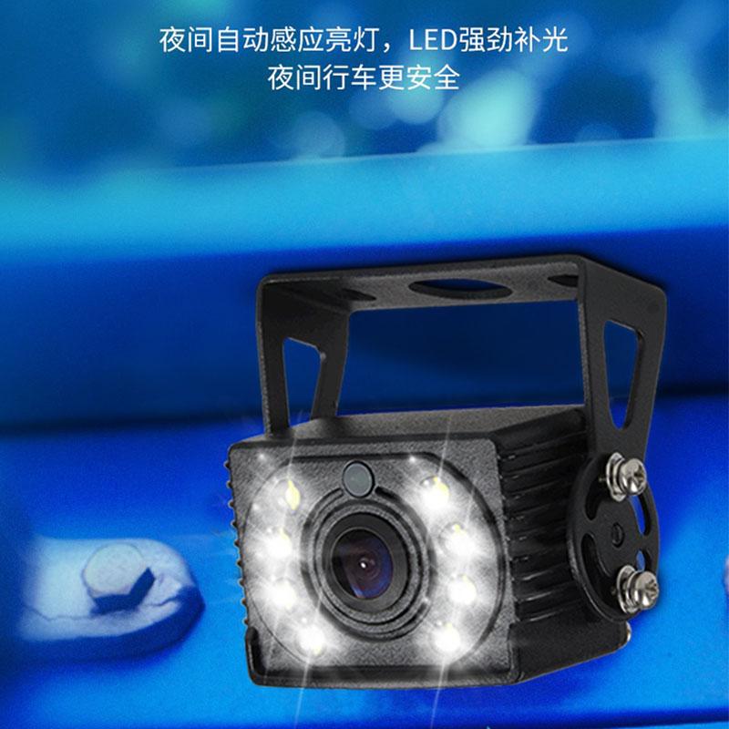 DVR 2 Channel Monitor Black Box 7" Screen AHD With Digital Video Recorder For RV Car Truck Bus Front Rear Reverse Backup Camera