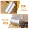 1Pc Storage Jars with Airtight Lid, Containers Kitchen Food Canisters with Acacia Wood Lids for Coffee Beans/Sugar/Tea/Nuts