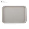Modern Stackable Storage Rounded Texture Cup Tea Tray Food Fruit Dessert Plate Rectangular for Living Room