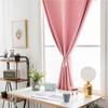 1 шт., занавеска Aoresac для дома, простая однотонная затемняющая двухсторонняя ткань на липучке для дома
