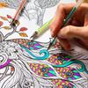 Coloring Pen Set Multi Color Gel Pens With Glitter Highlighters For Art Drawing
