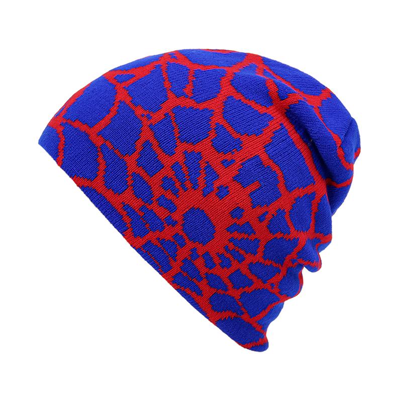 Fashion Knitted Spider Web Design Beanie Hats Y2K Men Women Accessories Winter Warm Cap Hip-hop Street Cap Halloween Gift