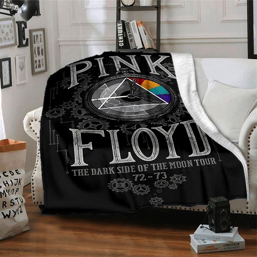 1pc Pink Floyd Blanket Soft All Season Throw with Vibrant Design, Perfect for Home, Travel, and Gifts, Ideal for Naps and Camping