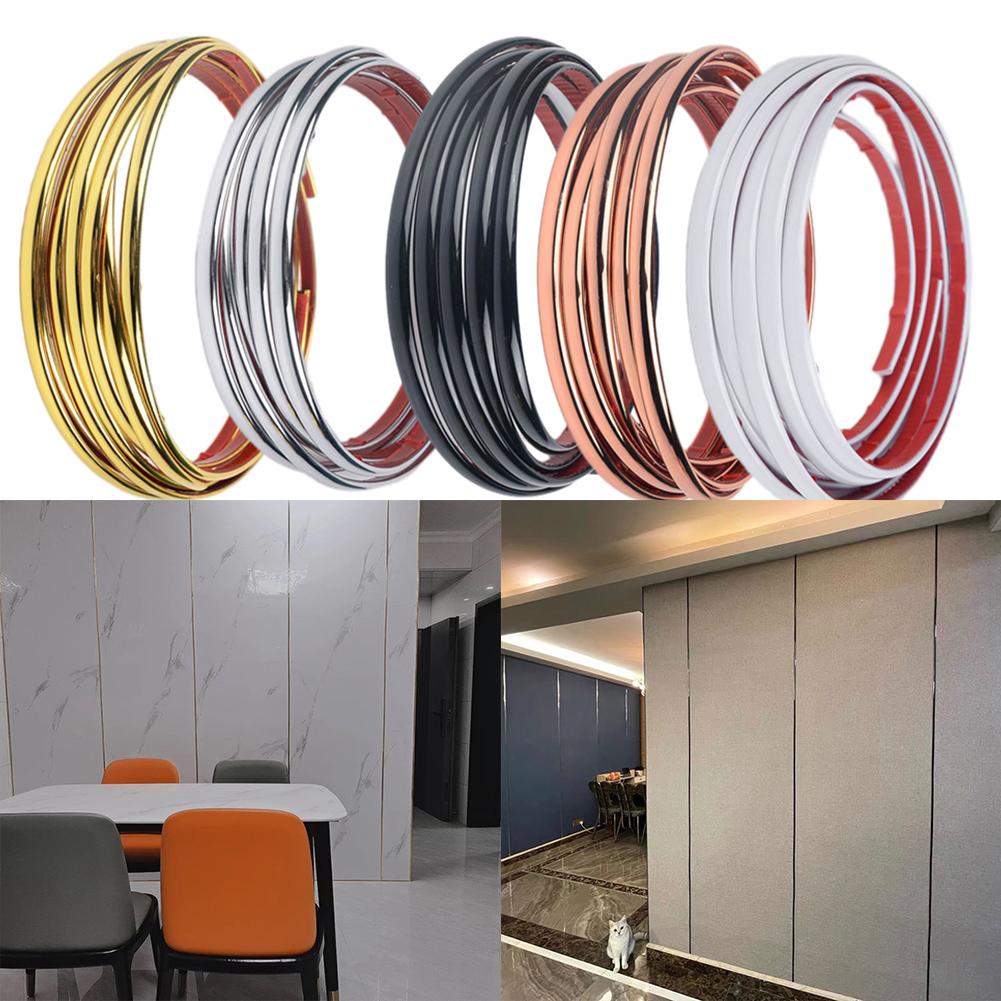 Decorative Corner Strip PVC Seam Sticker Wall Edge Strip Soft And Anti-collision