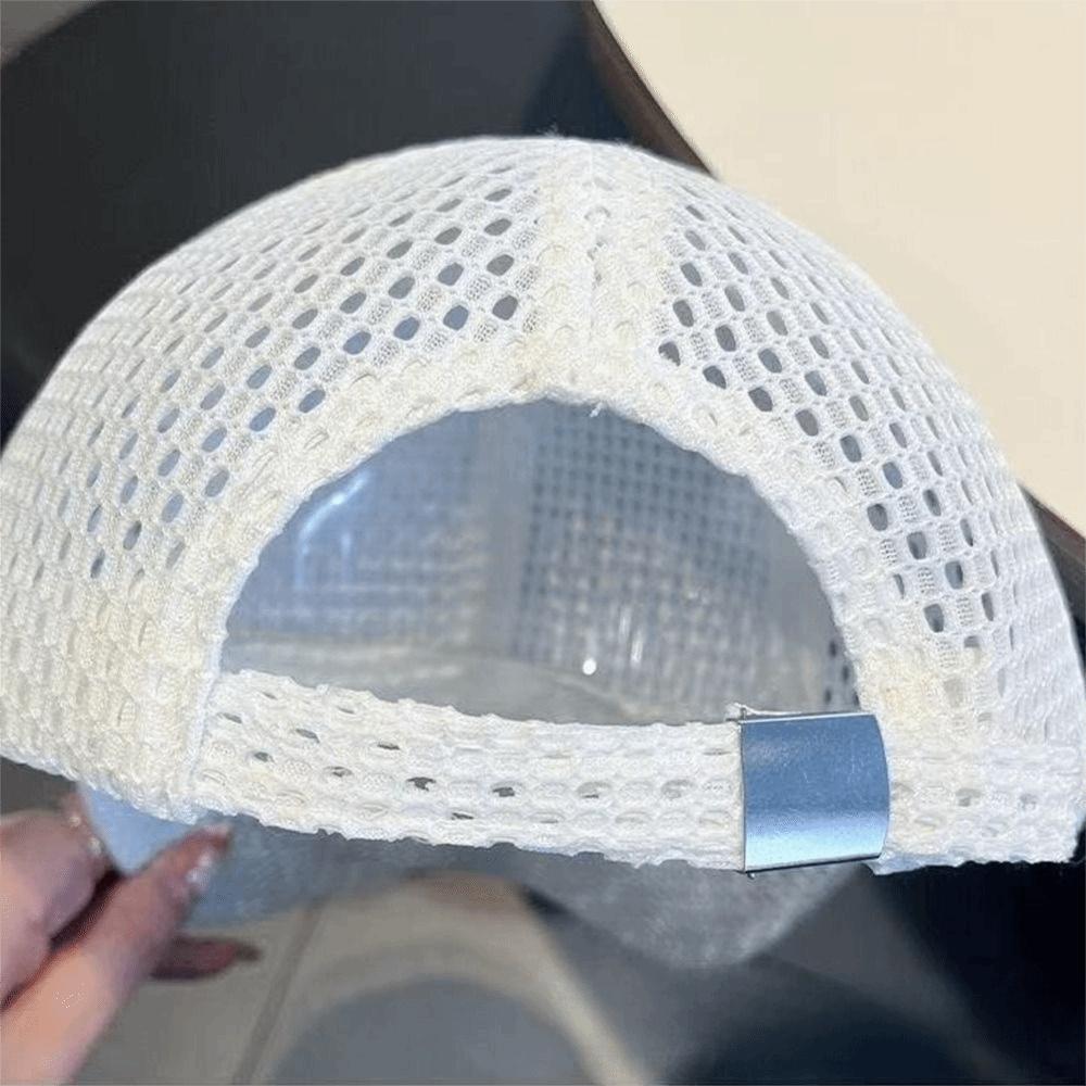 Adjustable Cycling Sun Hat Breathable Peaked Cap Fashion Trucker Cap Unisex