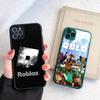 Чехол для телефона EZ27 R-Robloxs для iPhone 16 15 14 13 12 11 Pro Max 7 8 6 6s Plus Матовый чехол