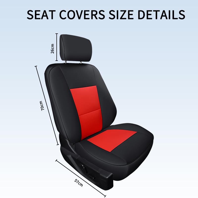 Ford Raptor F150 Leather All-Season Seat Cover, Fully Wrapped, Vehicle-Specific Cushion