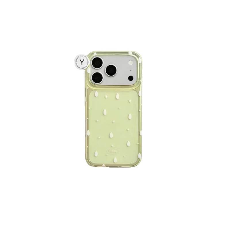 Японский и корейский стиль нишевый цвет желе белые капли для iPhone17promax Apple 16 чехол для мобильного телефона 15 новые модели