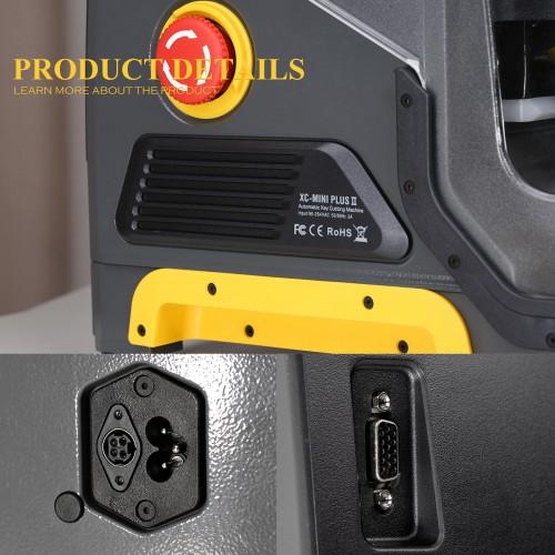 Станок для нарезки ключей Xhorse Condor XC-MINI Plus II поддерживает ключи для автомобилей, мотоциклов, бытовые ключи с бесплатными зажимами M3 и M5